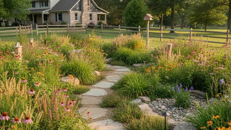 Native Plant Garden in Iowa