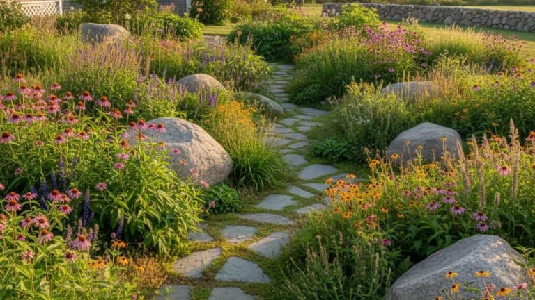 Native Plant Garden in Maine
