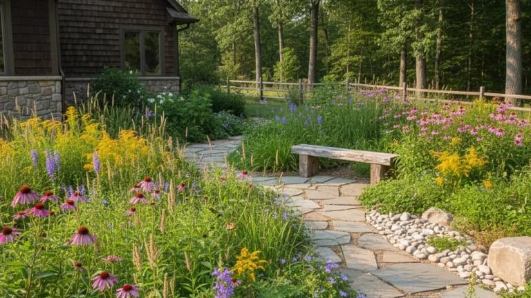 Native Plant Garden in Michigan