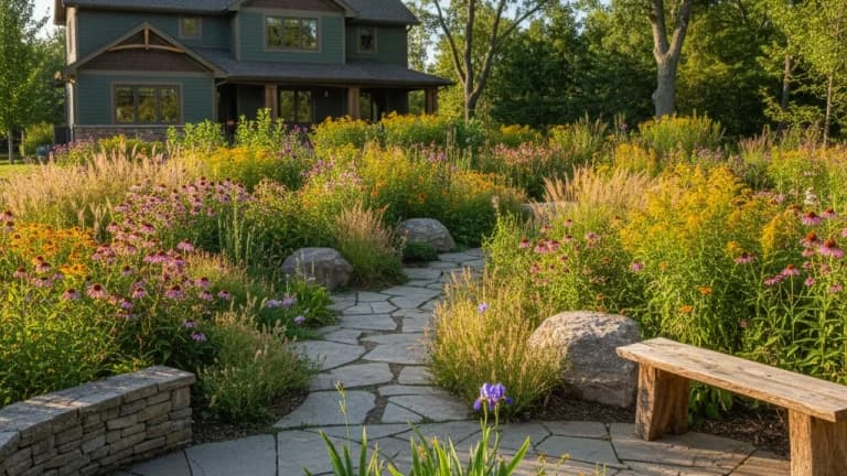 Native Plant Garden in Wisconsin