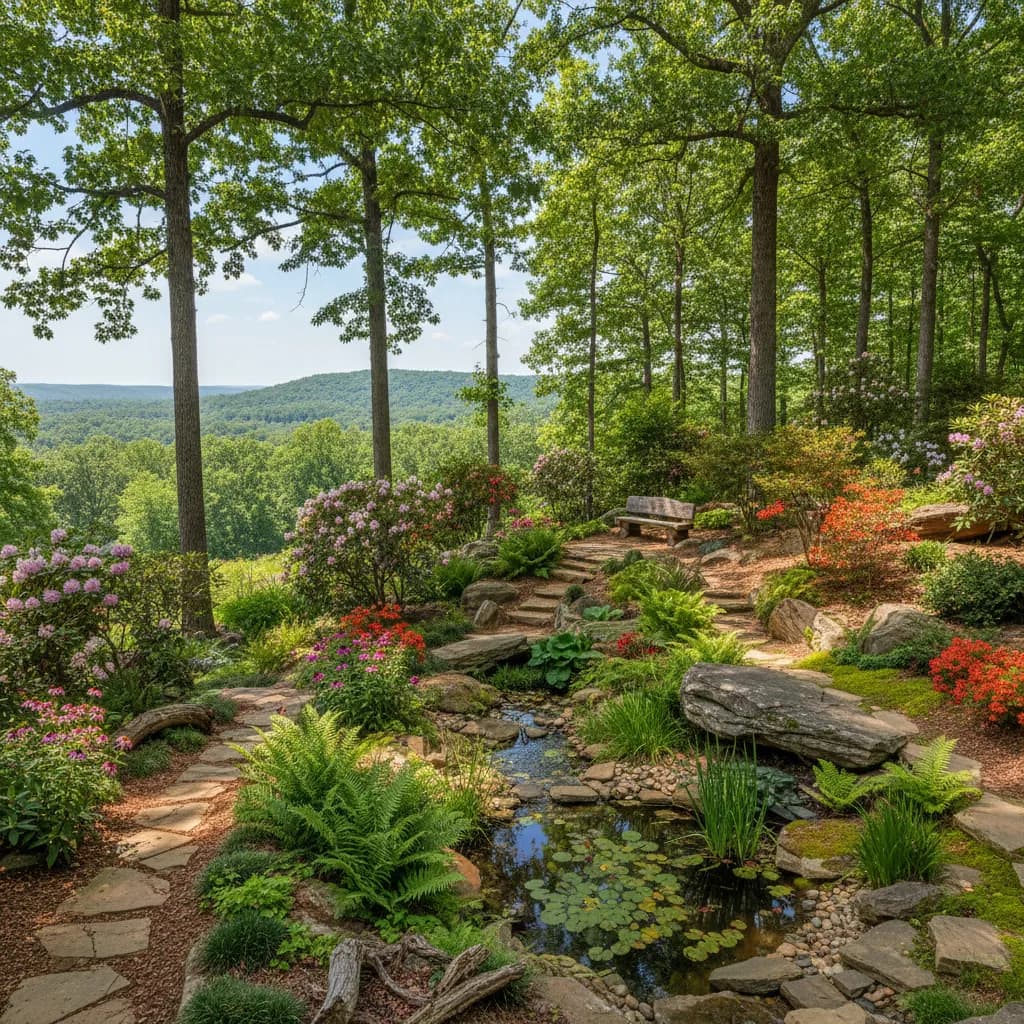 Appalachian Woodland landscaping style