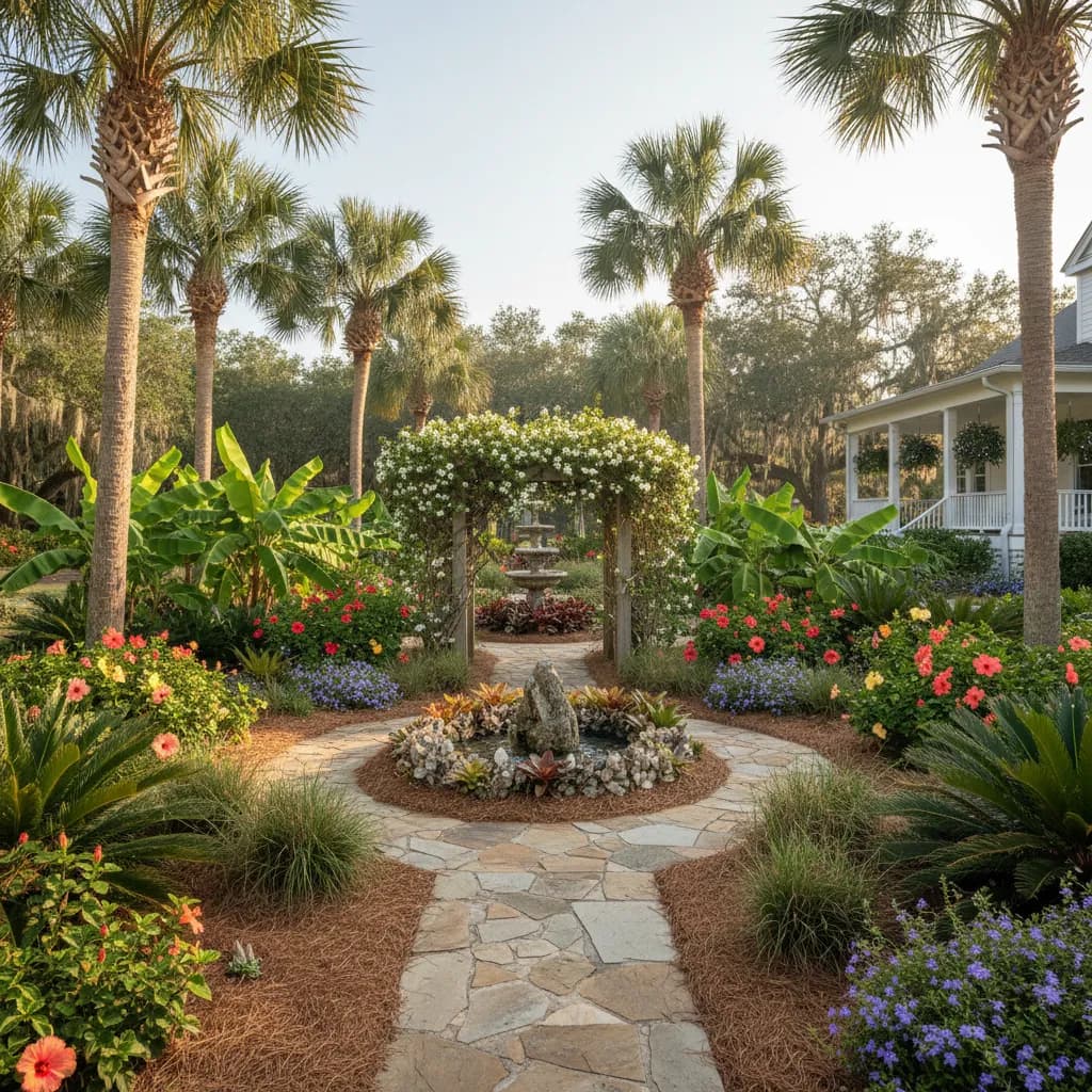 Gulf Coast Garden landscaping style