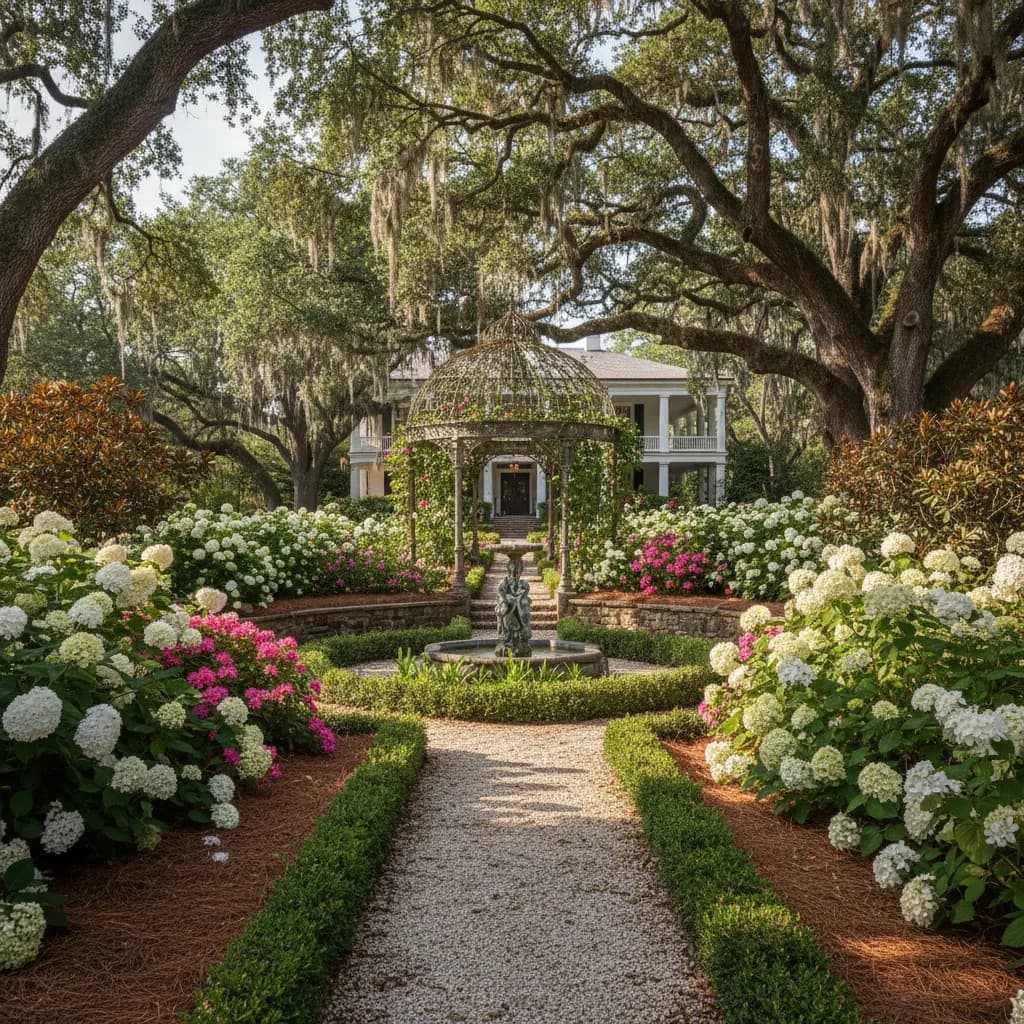Southern Traditional landscaping style