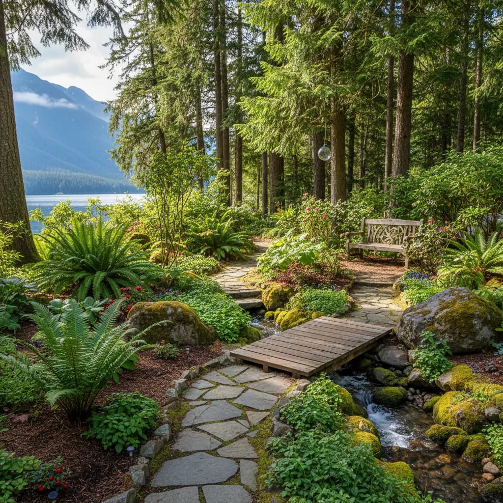 Southeast Rainforest landscaping style