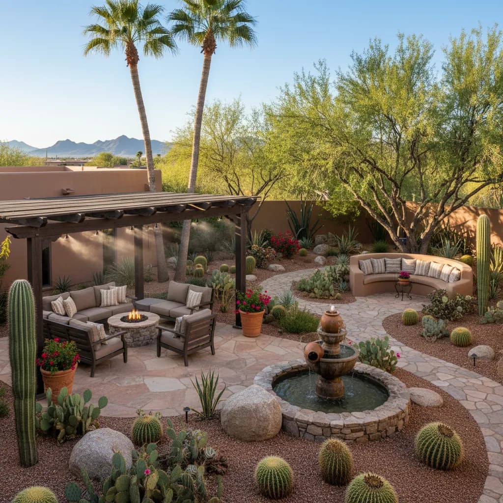 Courtyard Oasis landscaping style