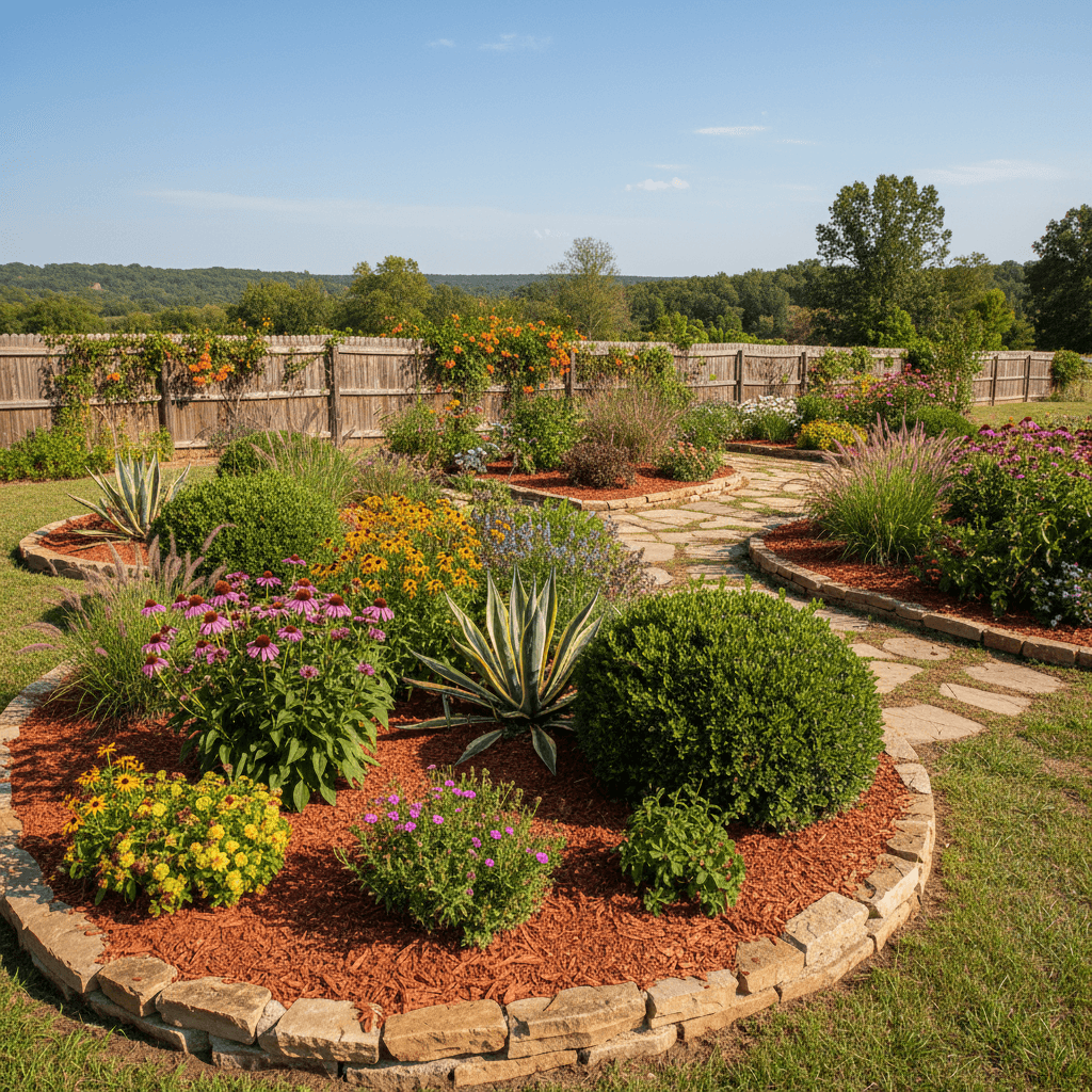 Low-Maintenance Southern Landscape landscaping style