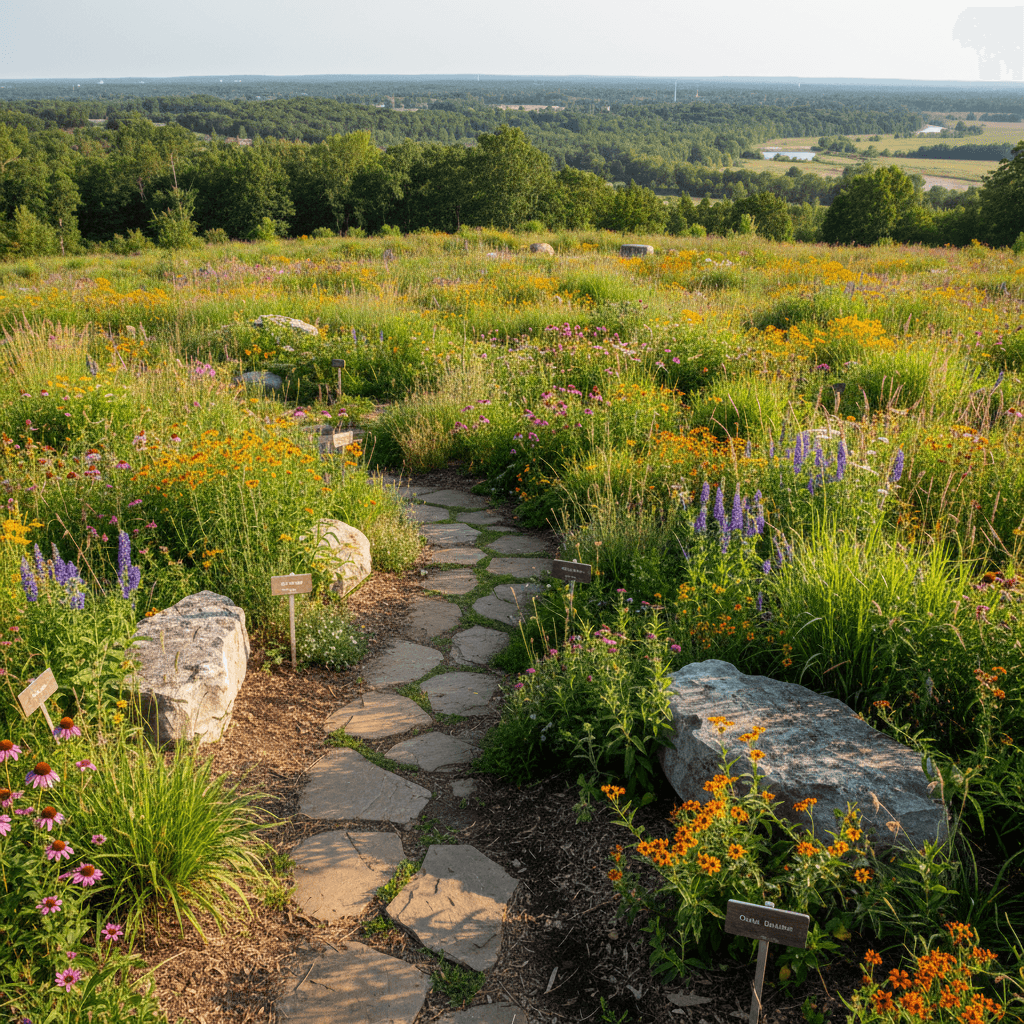 Native Meadow Garden landscaping style