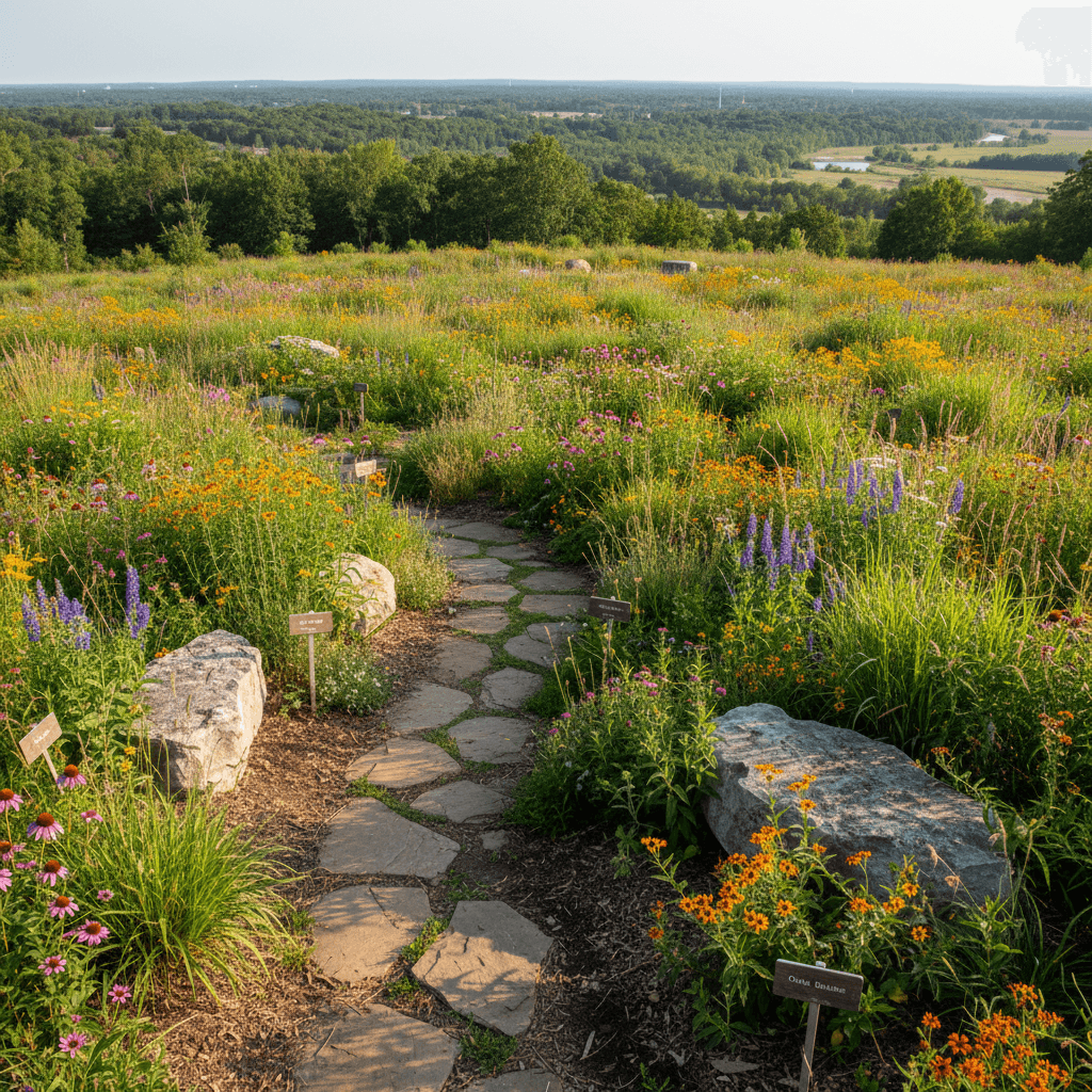 Native Meadow Garden landscaping style