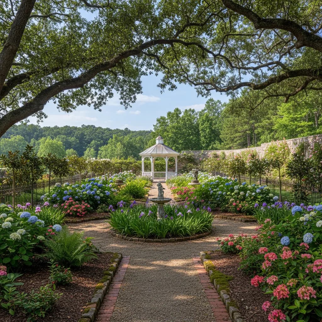 Southern Traditional landscaping style