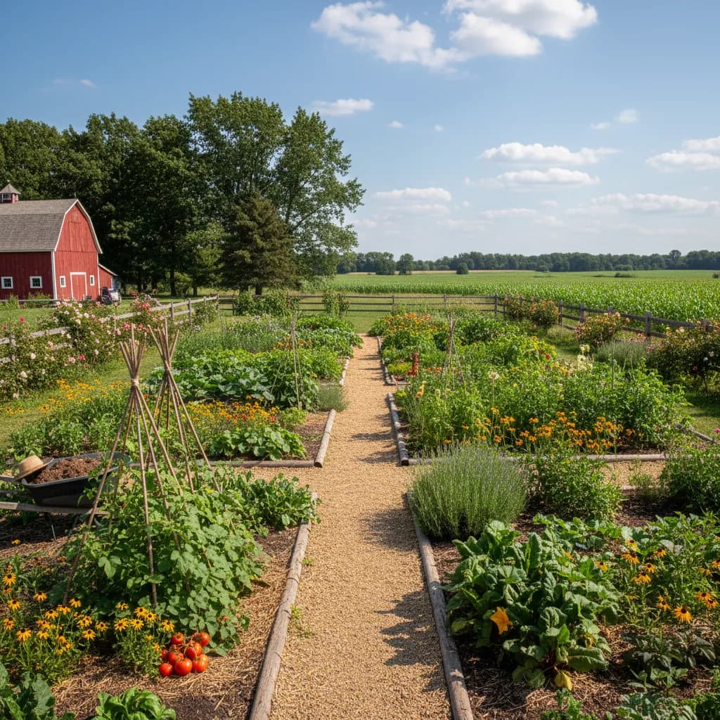Agricultural Landscape landscaping style