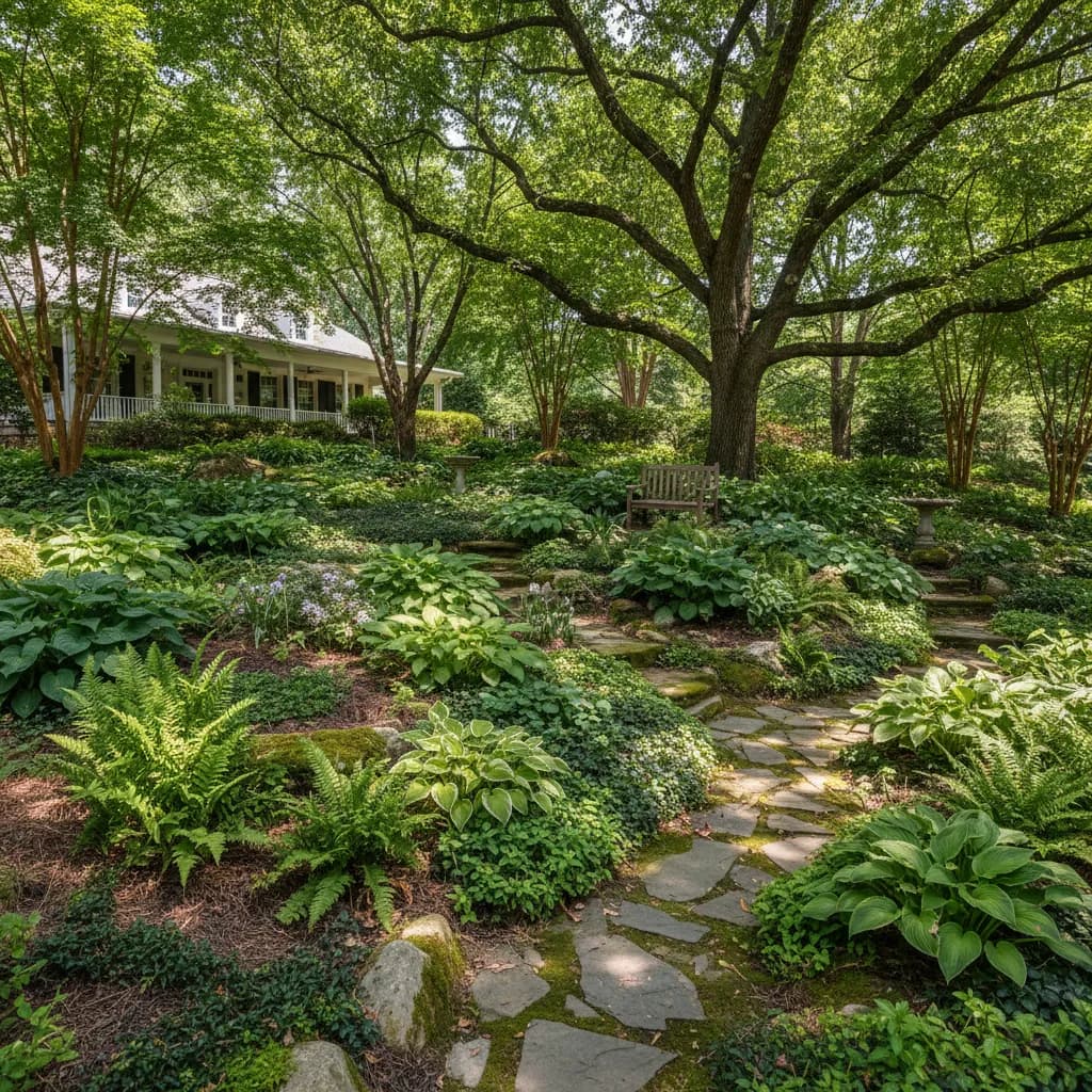 Shade Garden landscaping style