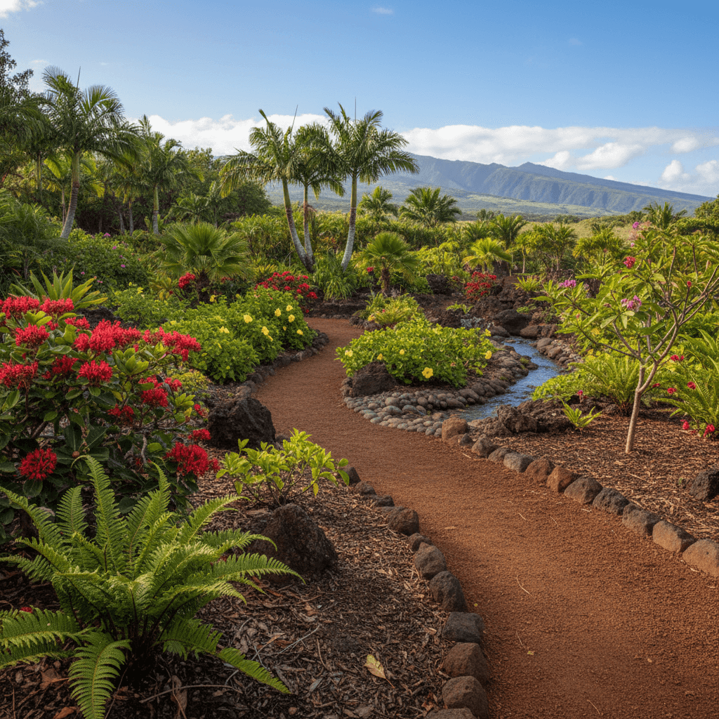 Hawaiian Native Garden landscaping style