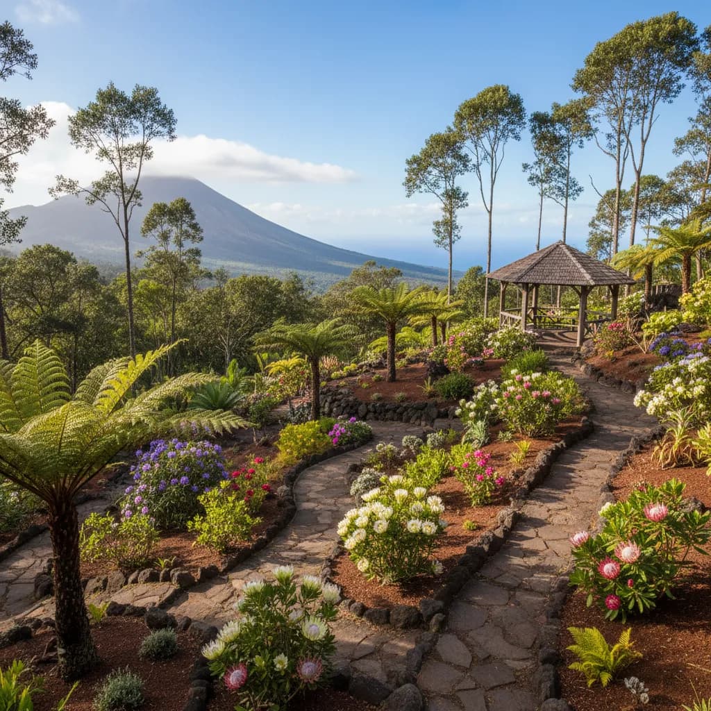 Mountain Garden landscaping style
