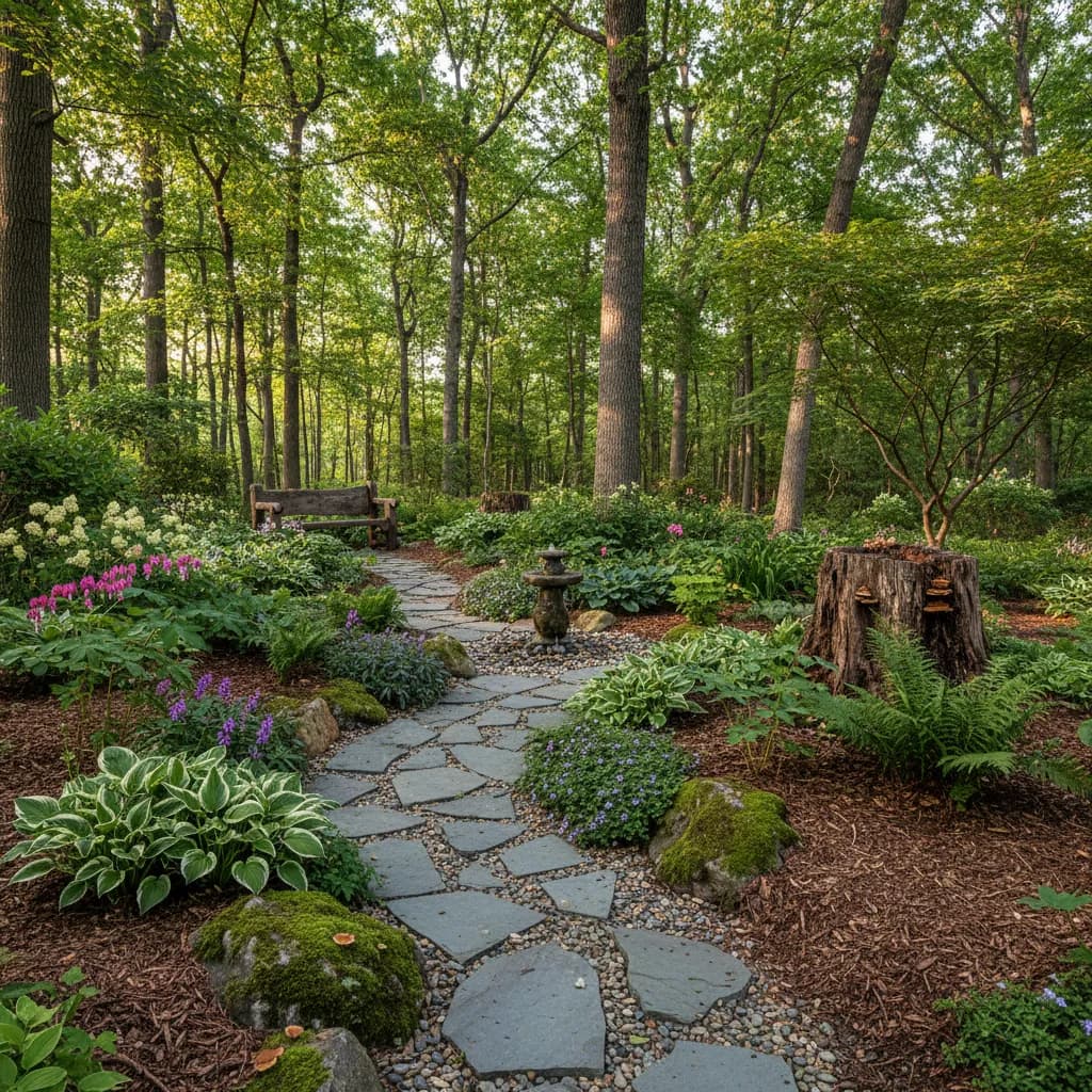 Shade Garden landscaping style