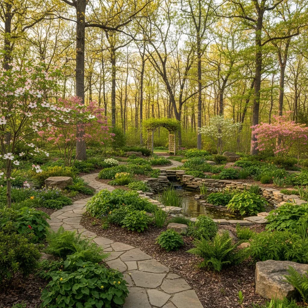 Eastern Woodland landscaping style