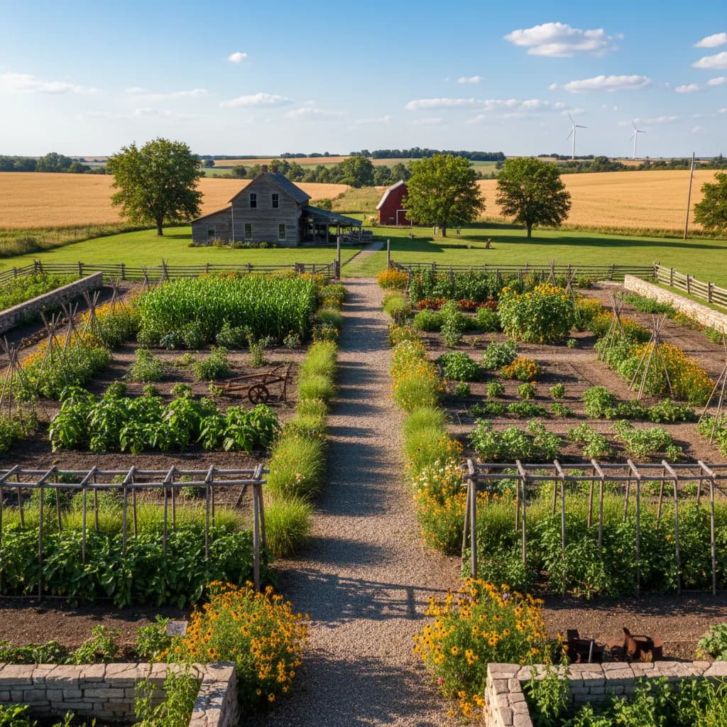 Farmstead Landscape landscaping style