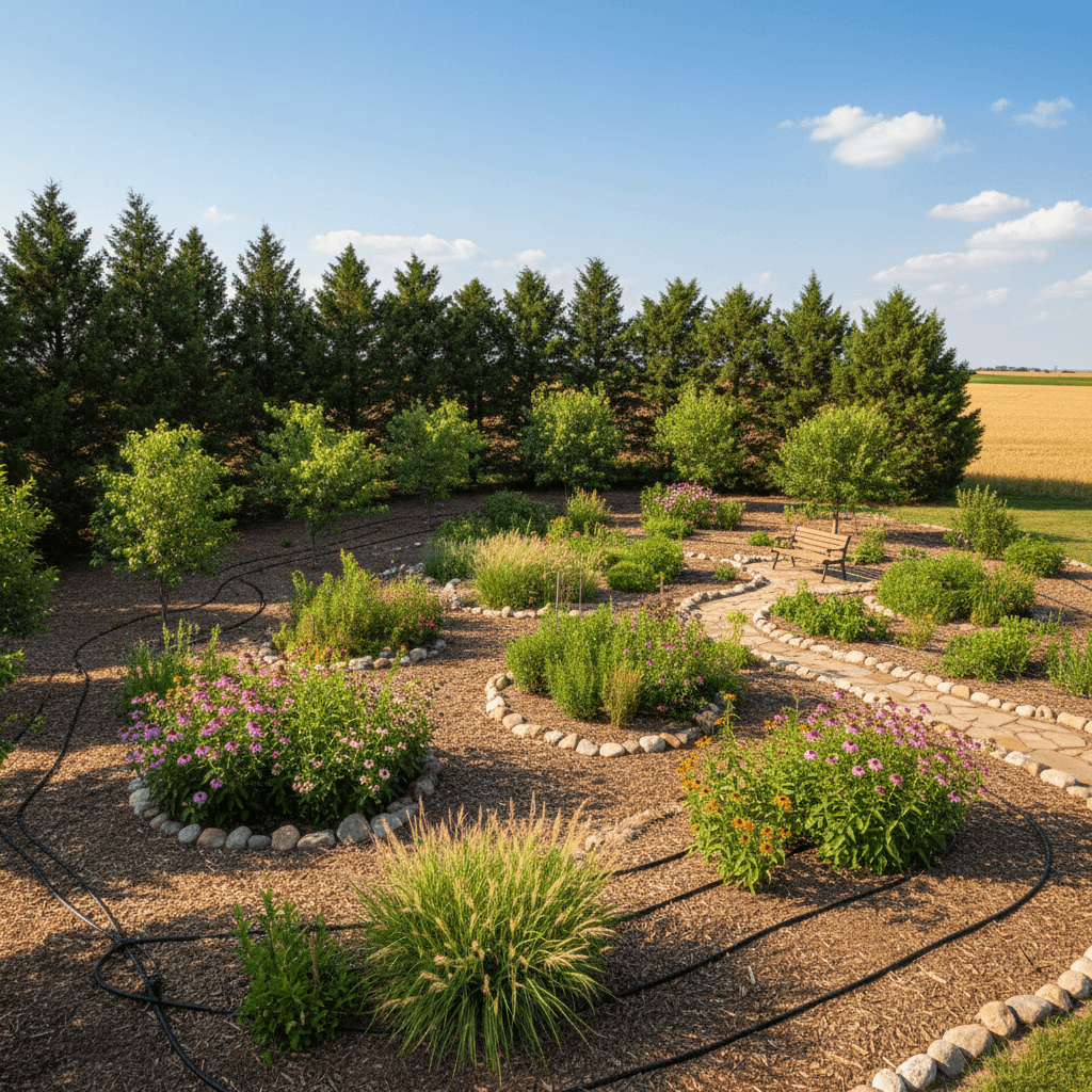 Great Plains Windbreak Design landscaping style