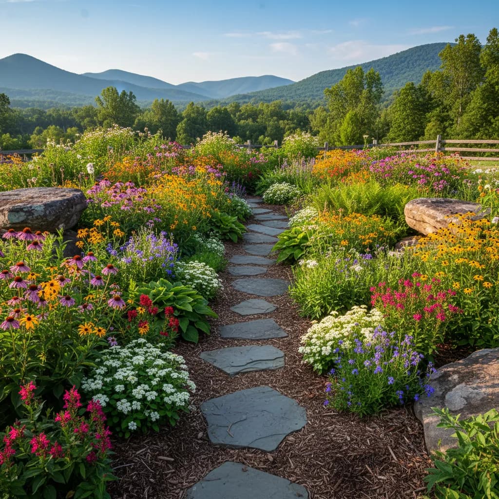 Mountain Wildflower landscaping style