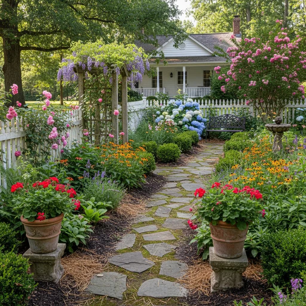 Southern Cottage landscaping style
