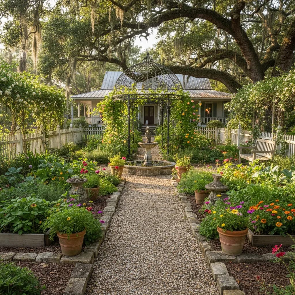 Creole Garden landscaping style