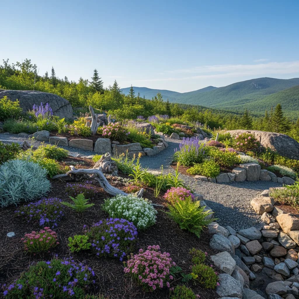 Mountain Garden landscaping style
