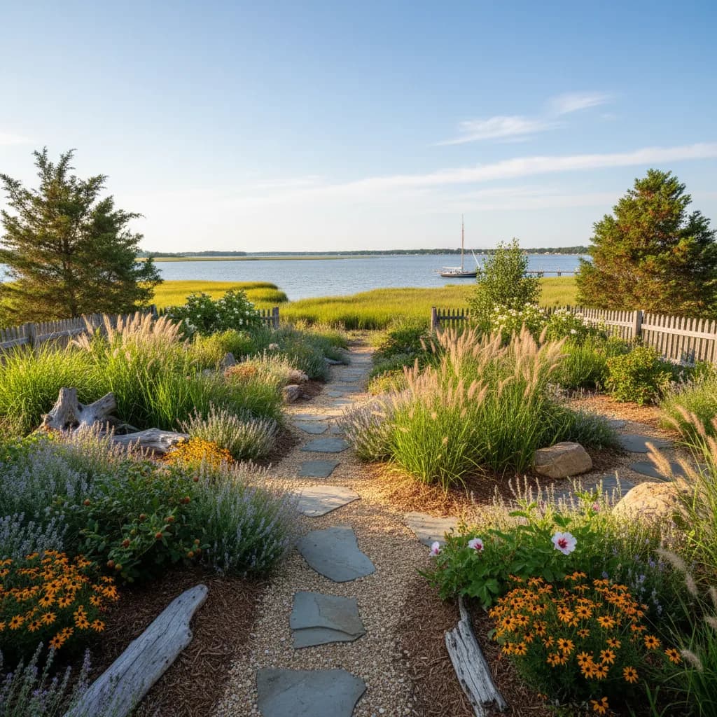 Chesapeake Bay Garden landscaping style