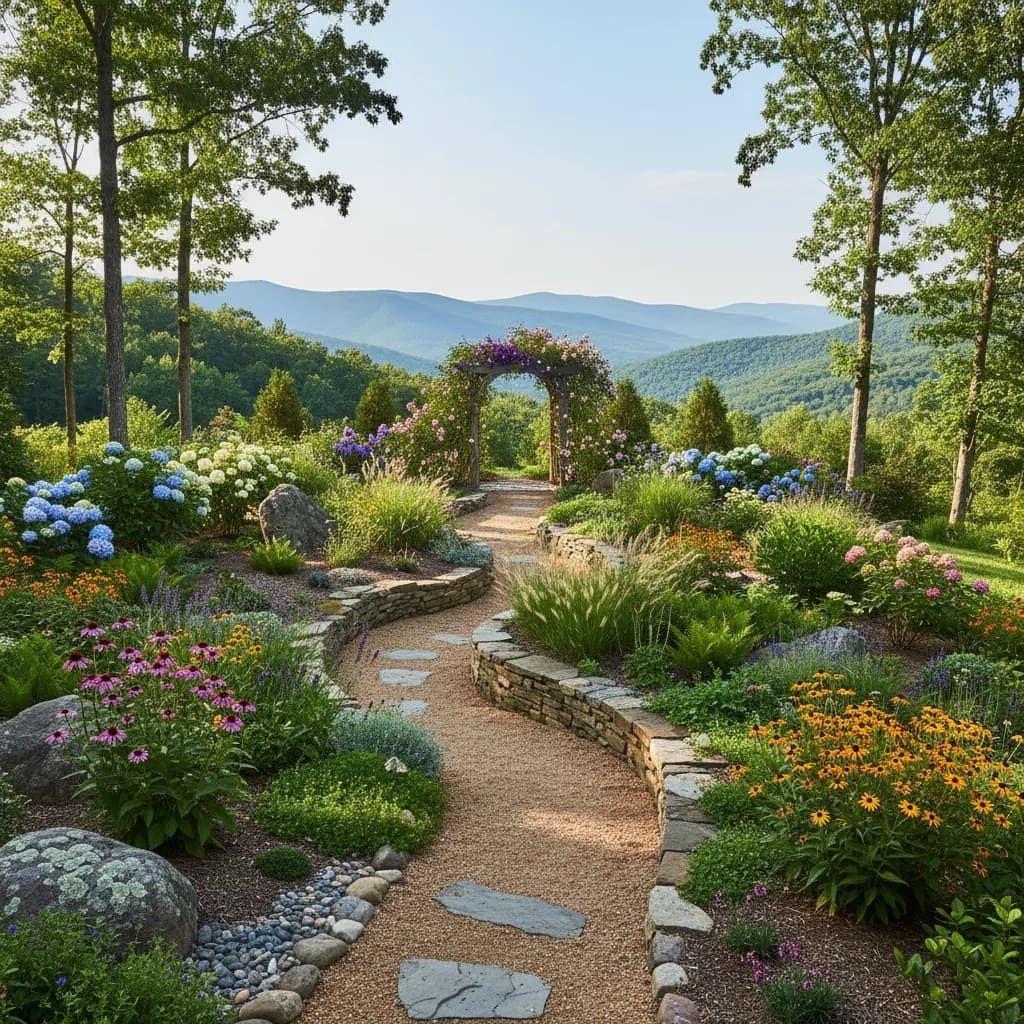 Mountain Garden landscaping style
