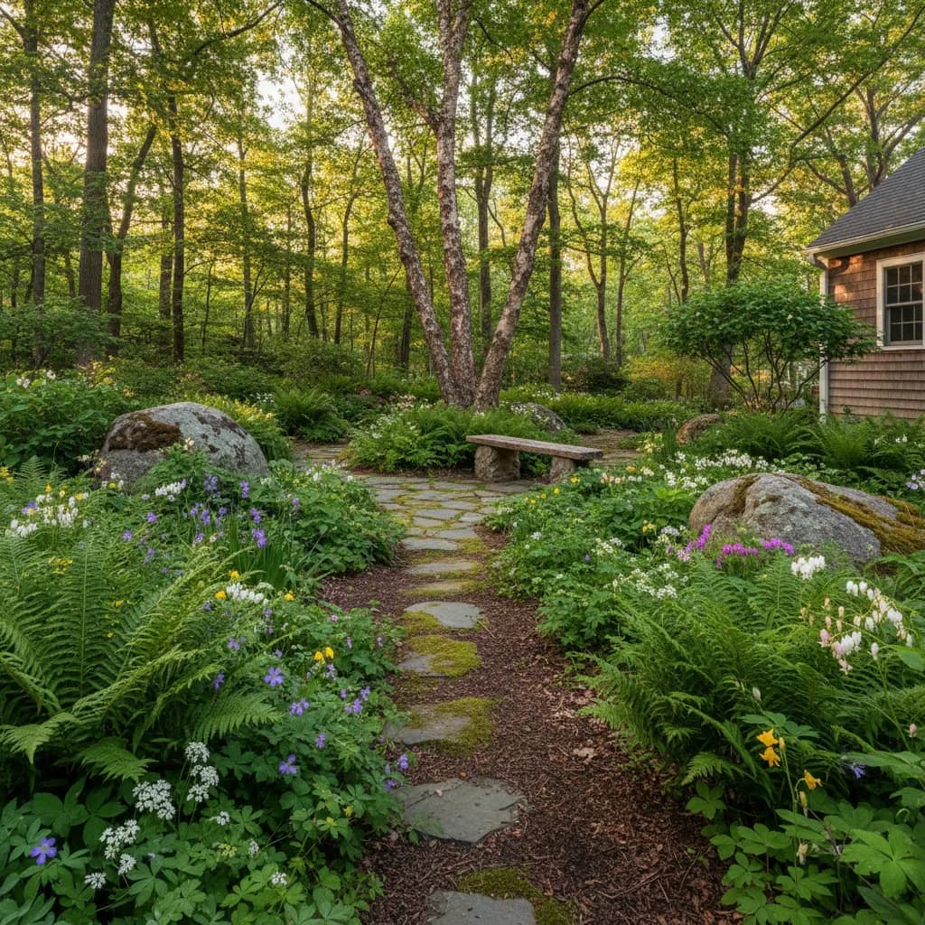 Woodland Garden landscaping style