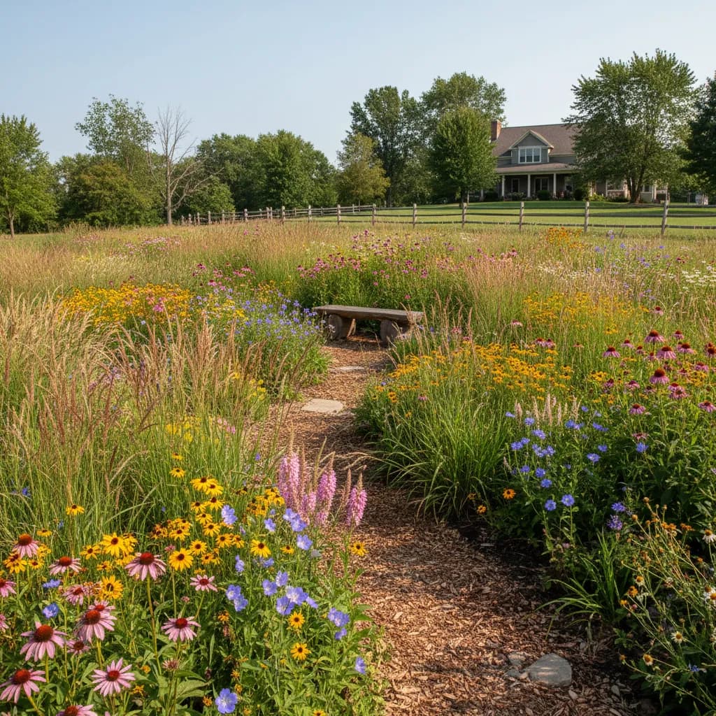 Native Prairie Garden landscaping style