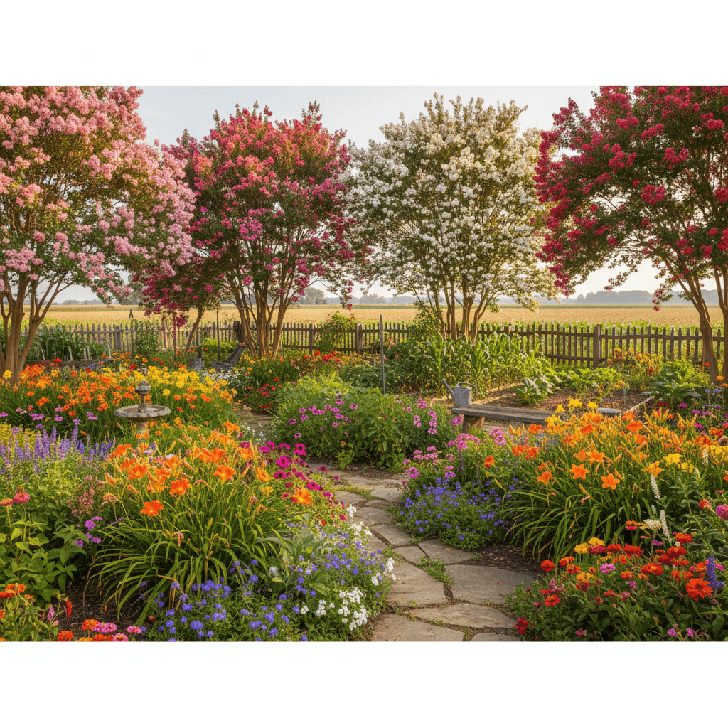 Delta Cottage Garden landscaping style