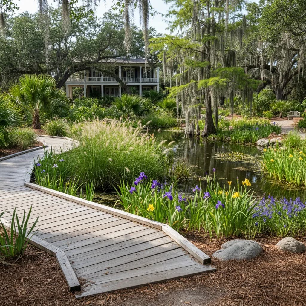 Gulf Coast Garden landscaping style