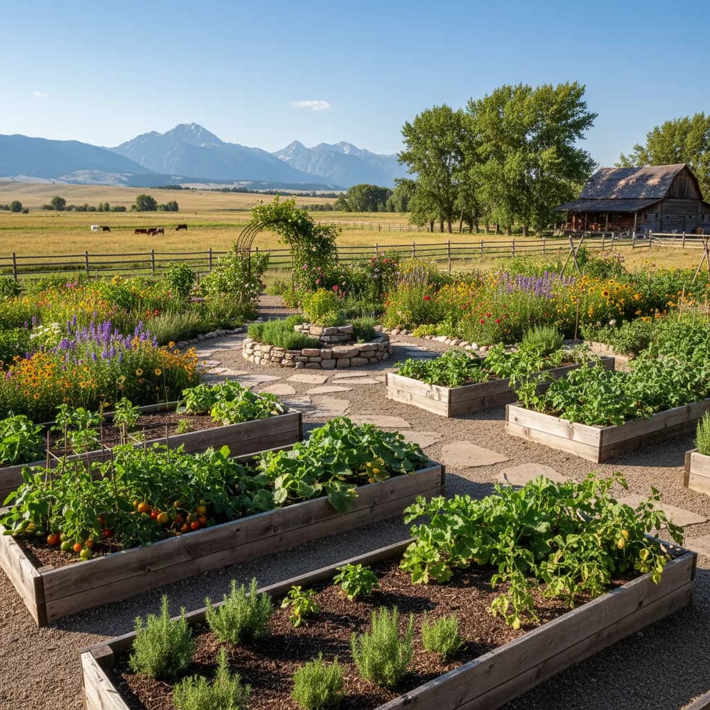 Western Ranch landscaping style