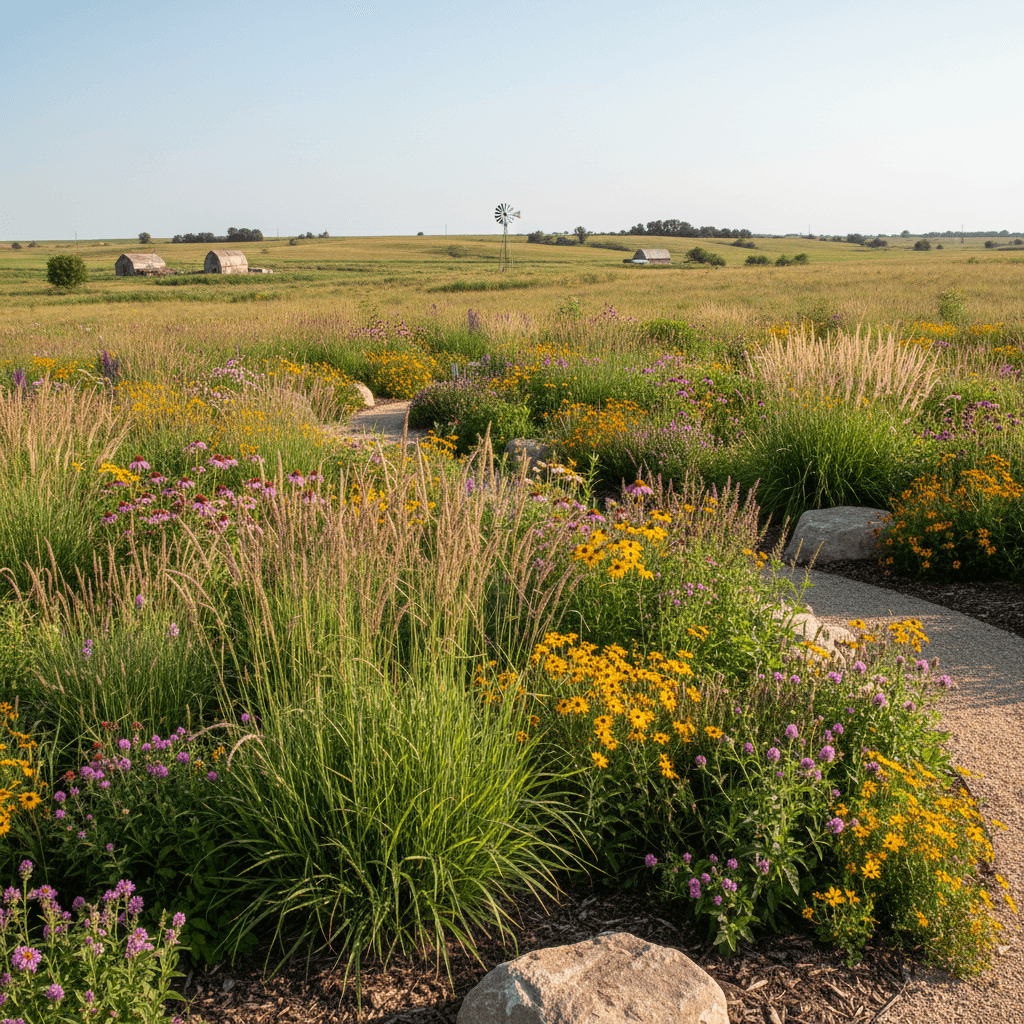 Native Prairie Garden landscaping style