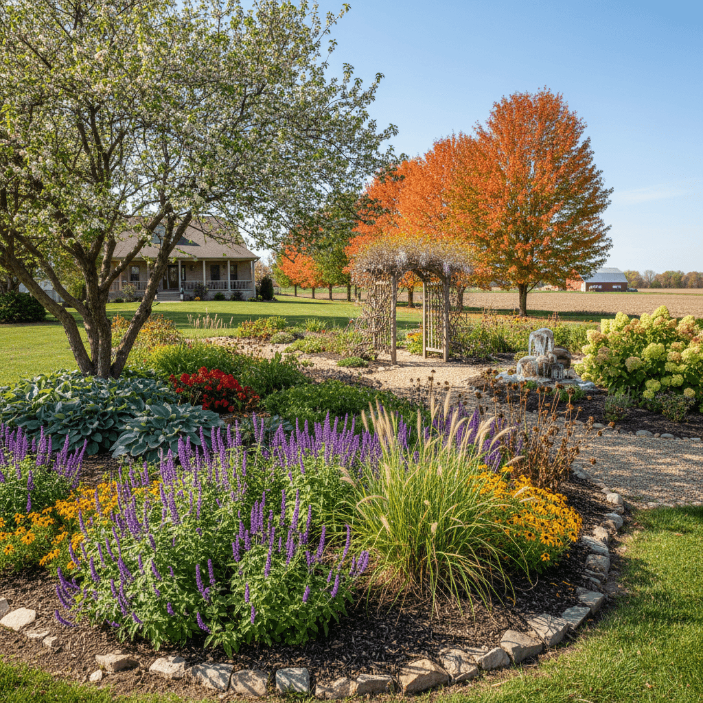Nebraska Four-Season Garden landscaping style