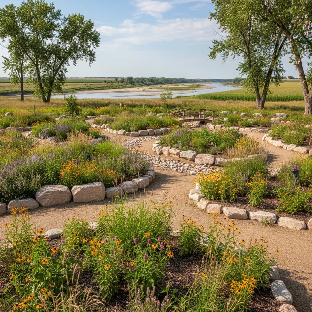 Platte River Garden landscaping style