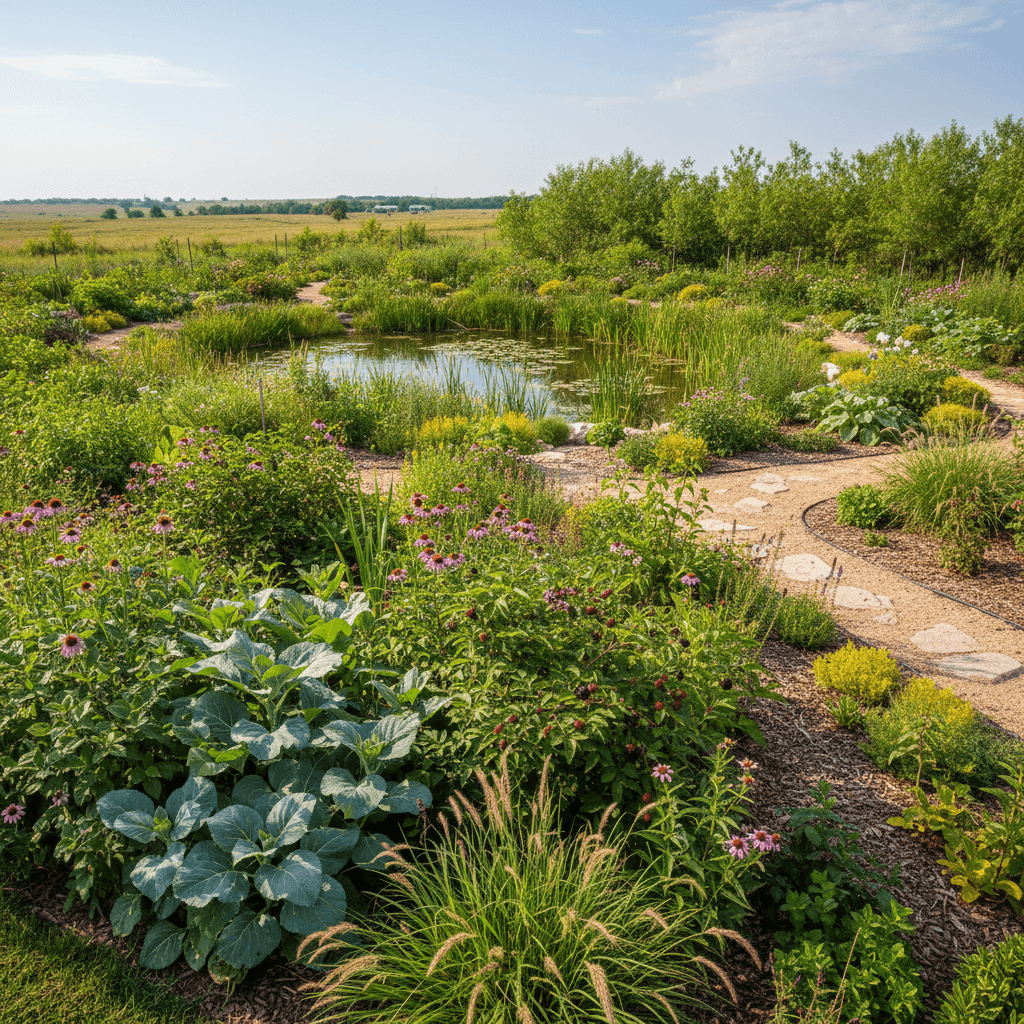 Platte River Riparian Garden landscaping style