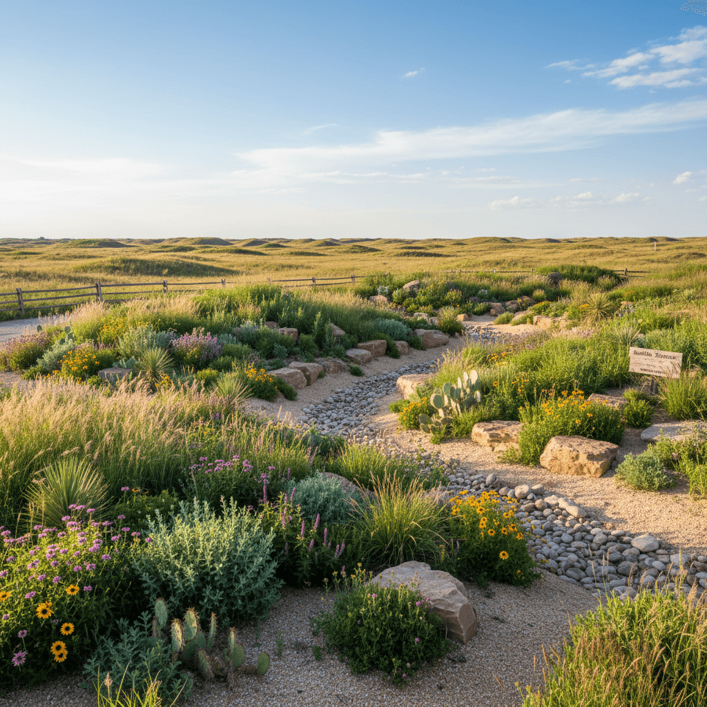 Sandhills Xeriscape landscaping style