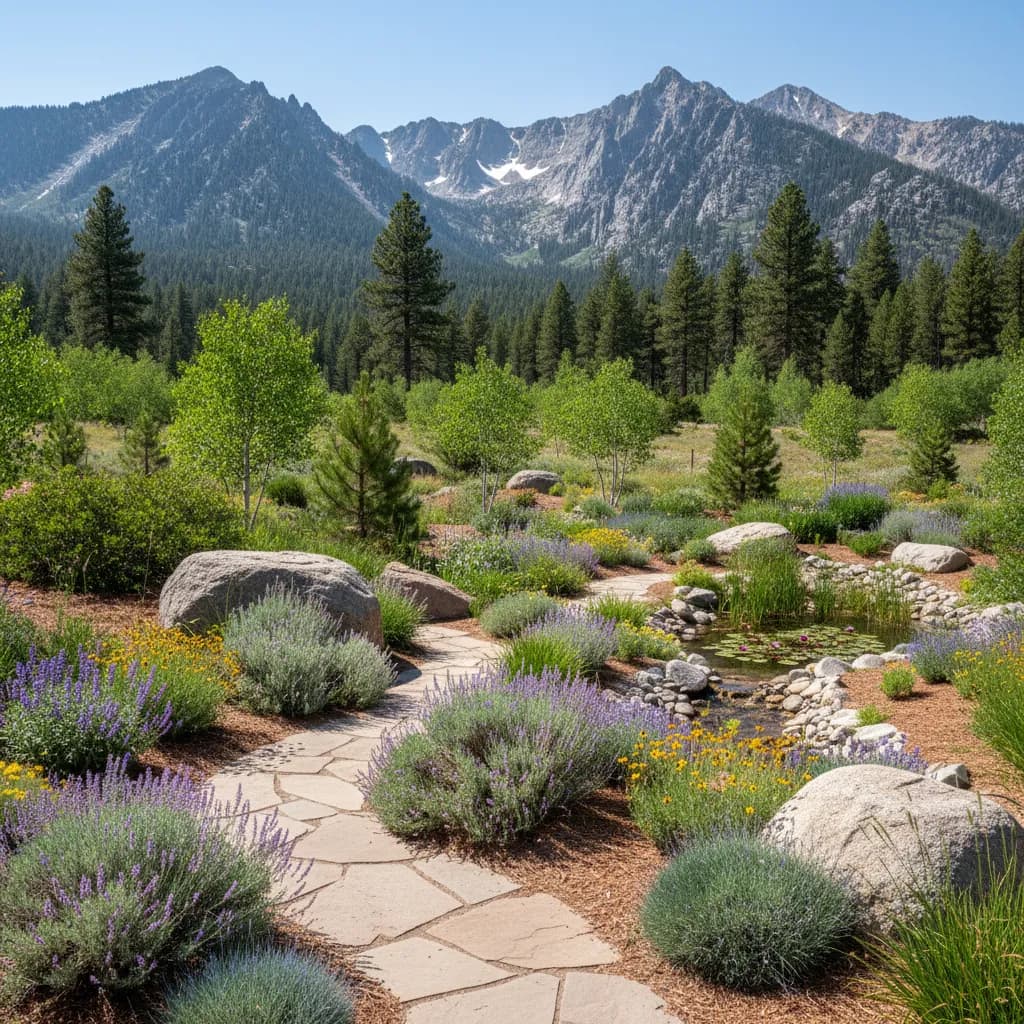 Sierra Nevada landscaping style