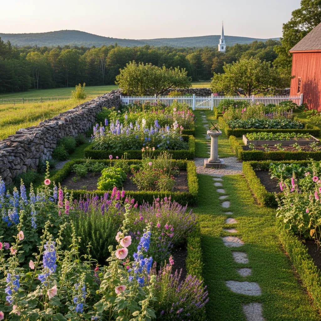 Colonial Garden landscaping style