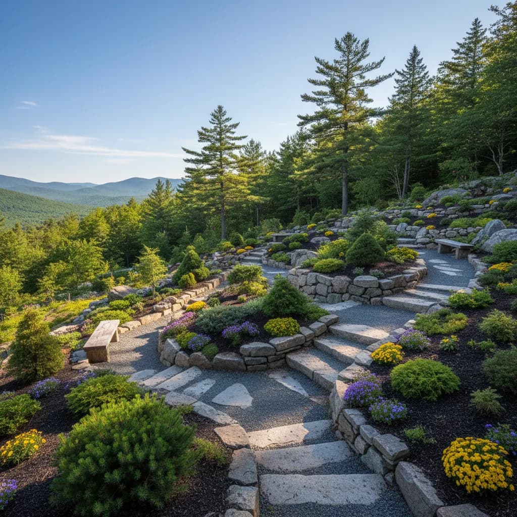 Mountain Garden landscaping style