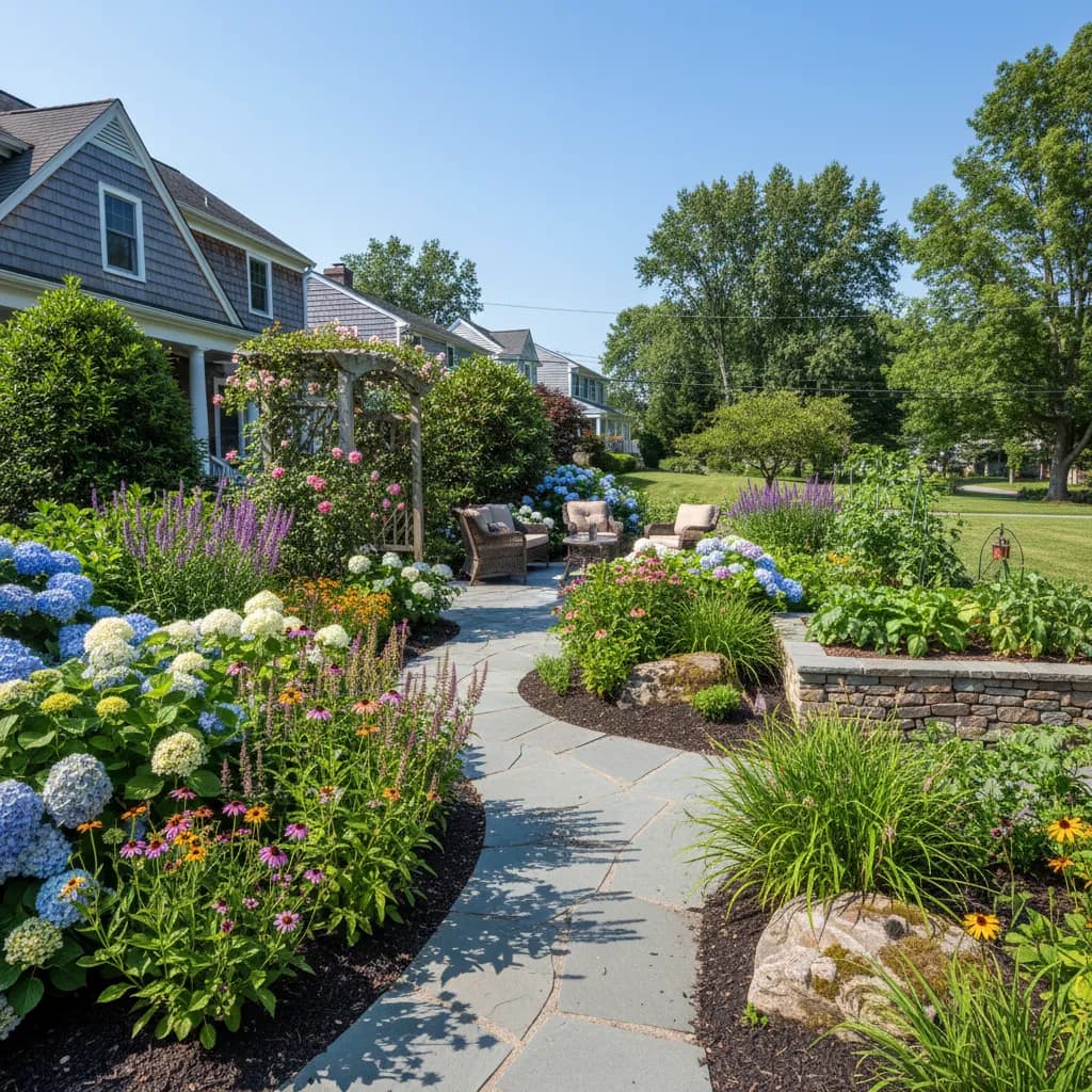 Suburban Garden landscaping style