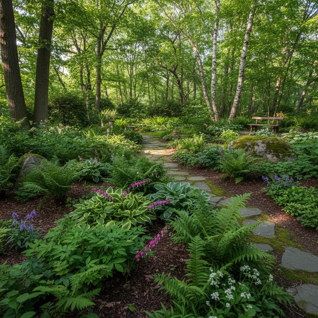 Woodland Garden landscaping style