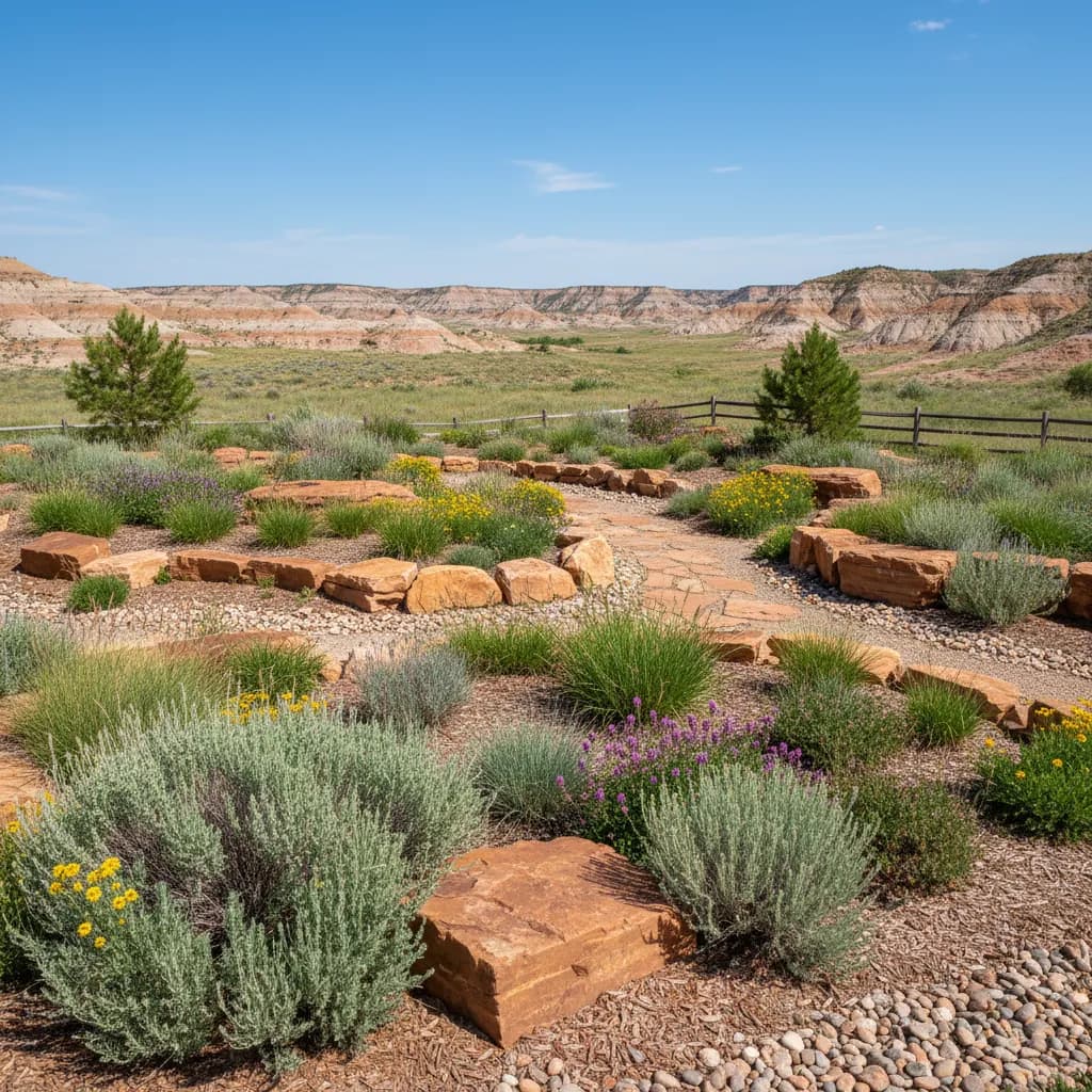 Badlands Xeriscape landscaping style