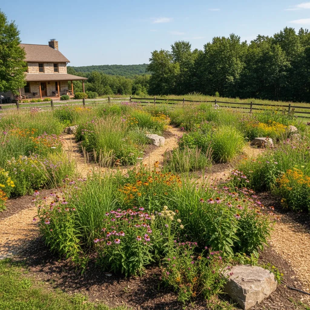 Native Prairie Garden landscaping style