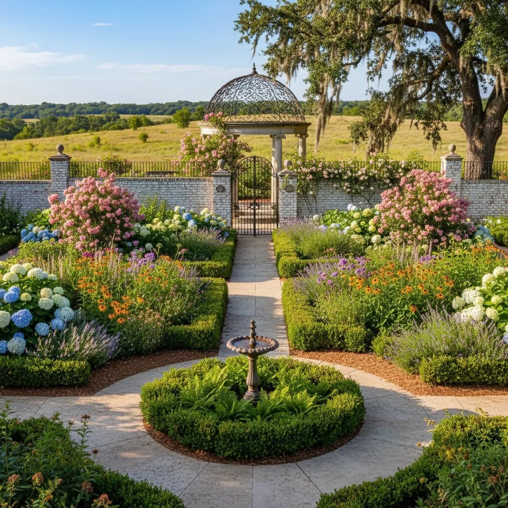 Southern Traditional landscaping style