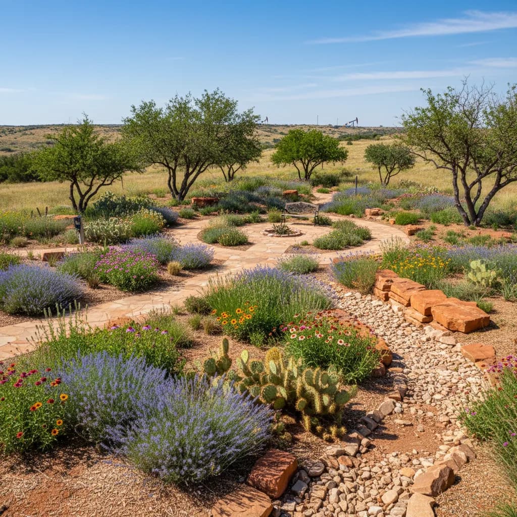 Western Plains landscaping style