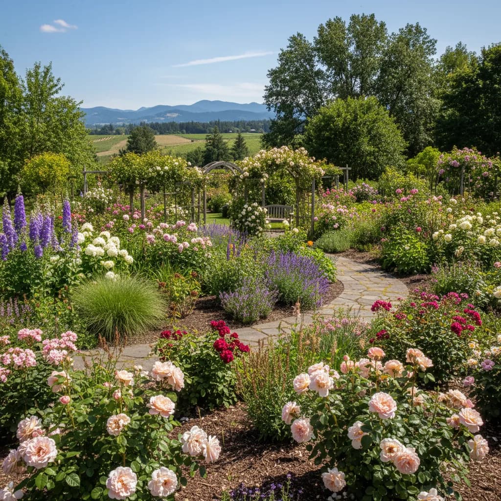 Willamette Valley Garden landscaping style