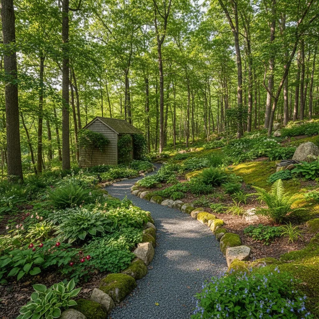 Woodland Garden landscaping style