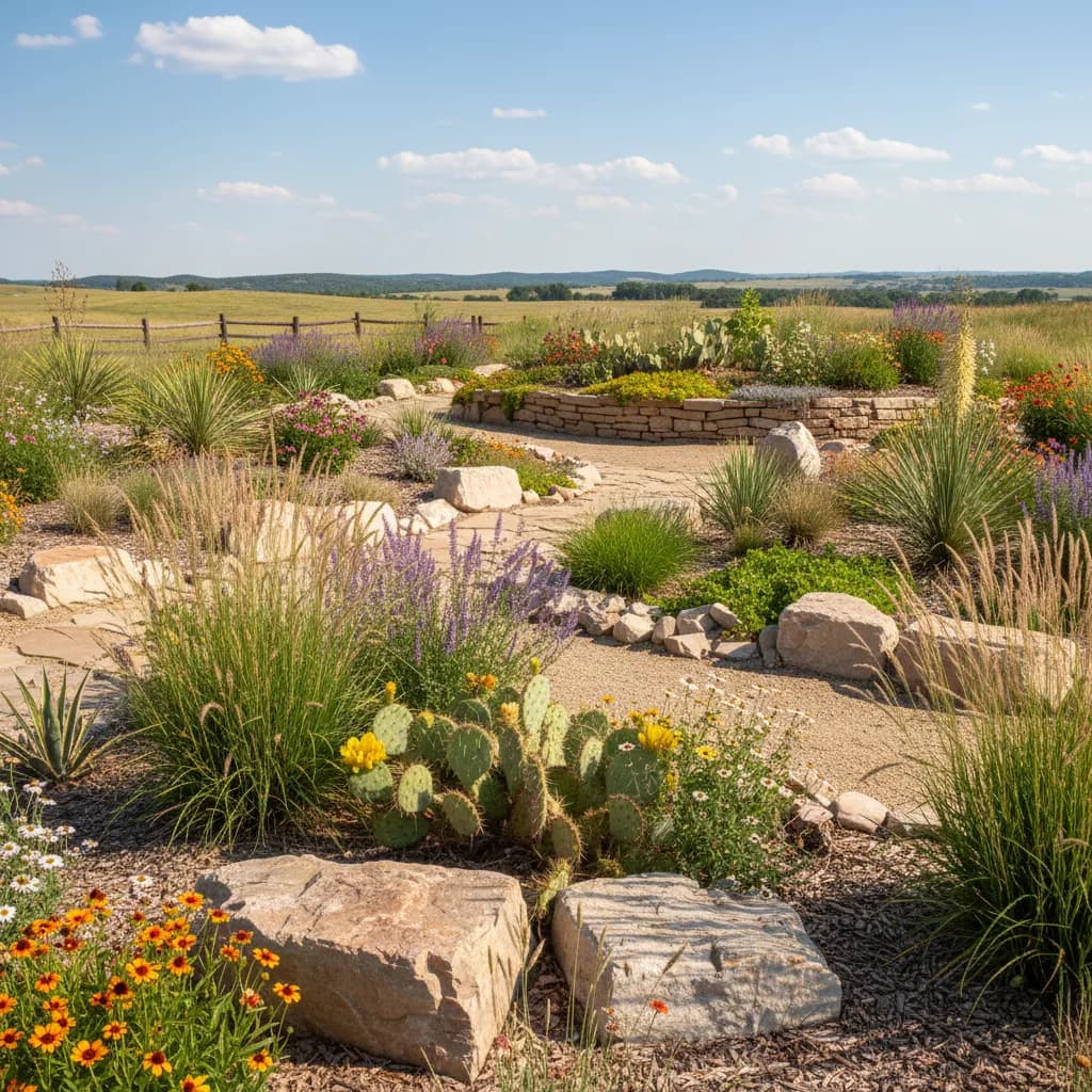 Plains Xeriscape landscaping style