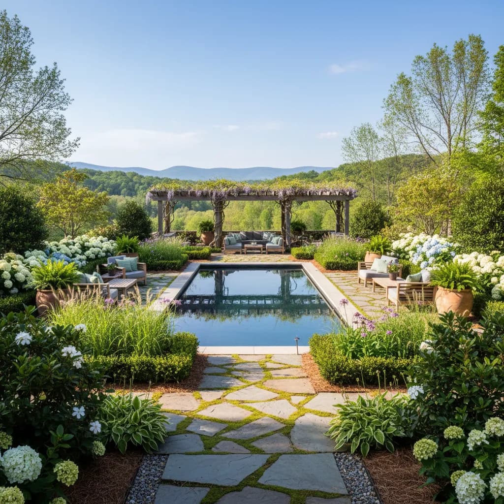 Modern Southern landscaping style